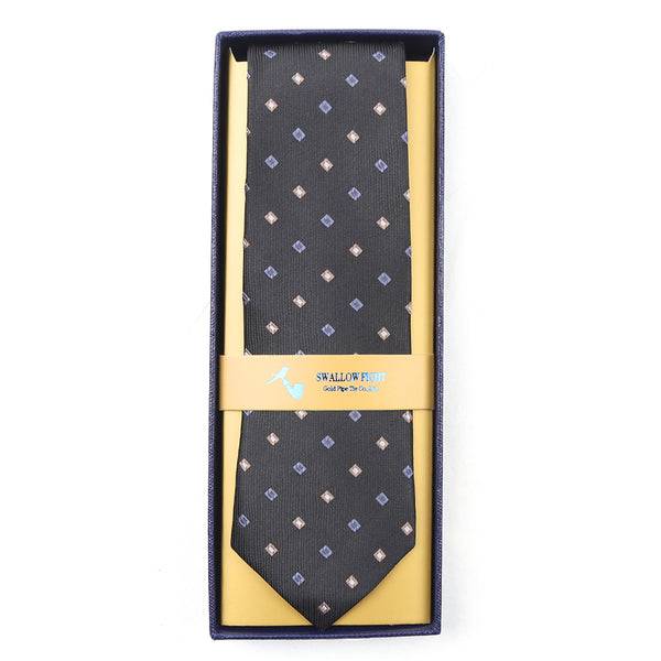 Men's Neck Tie - Fawn & Grey