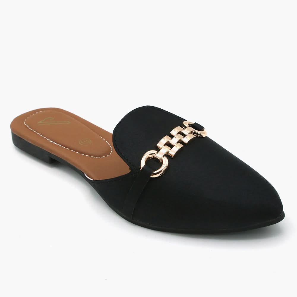Women's Banto Slipper - Black, Women Slippers, Chase Value, Chase Value