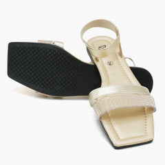 Women's Sandal - Golden, Women Sandals, Chase Value, Chase Value