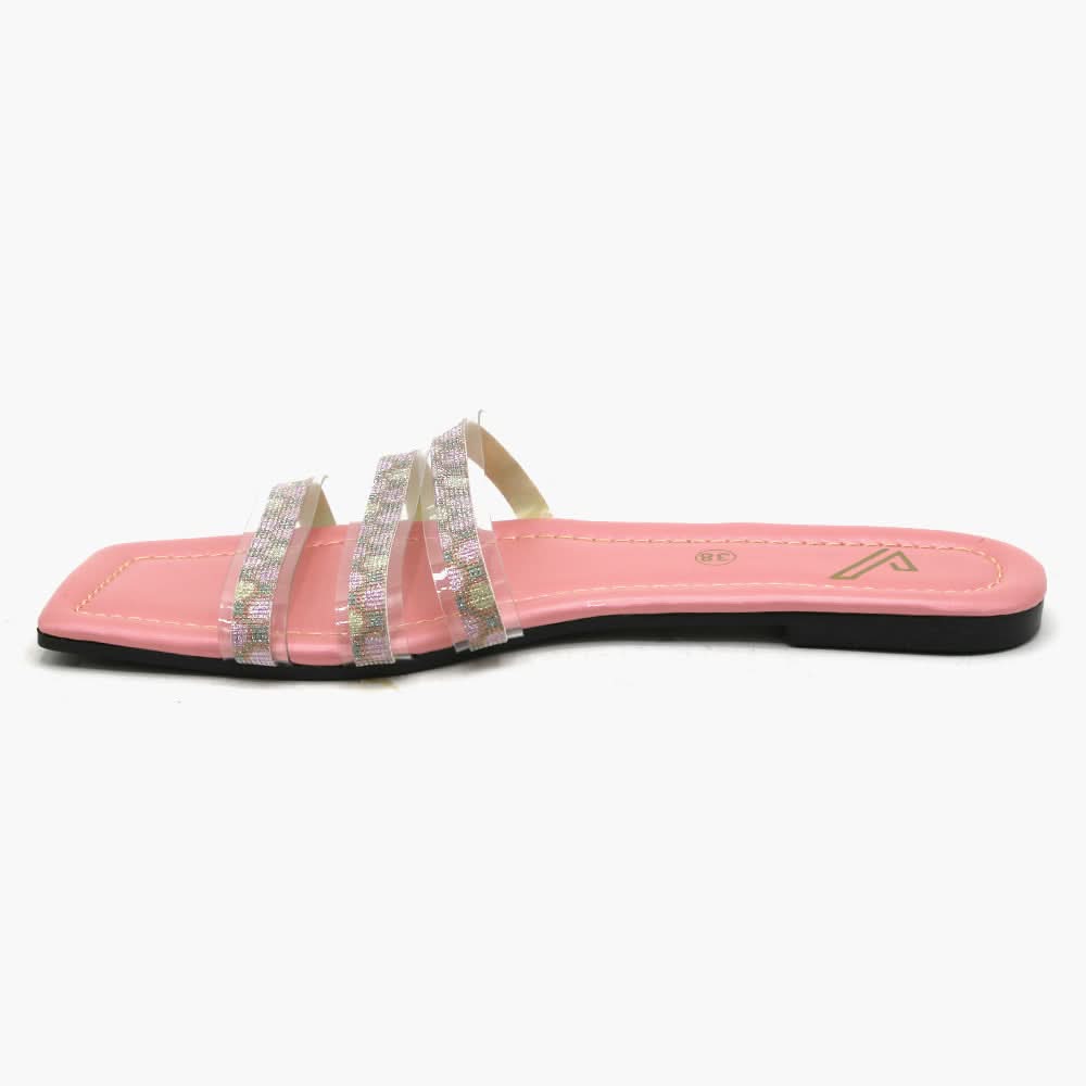Women's Casual Slipper - Pink, Women Slippers, Chase Value, Chase Value