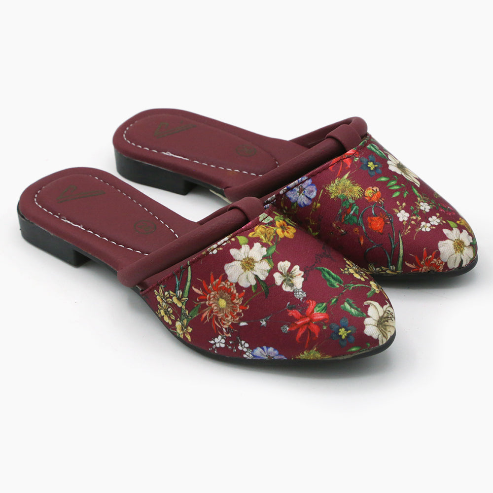 Girls Banto Slipper - Maroon, Girls Slippers, Chase Value, Chase Value