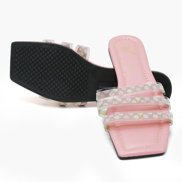 Women's Casual Slipper - Pink, Women Slippers, Chase Value, Chase Value
