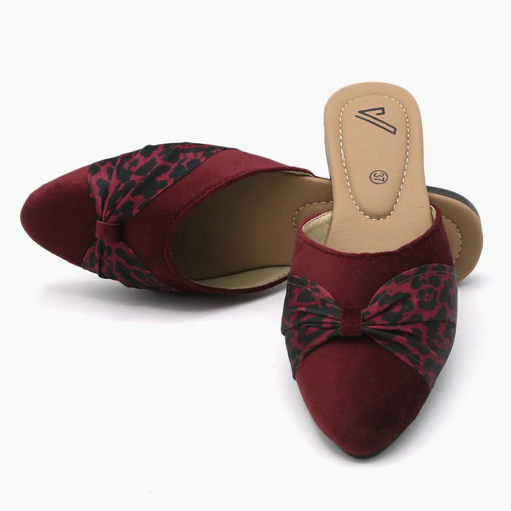 Women's Banto Slipper - Maroon, Women Slippers, Chase Value, Chase Value