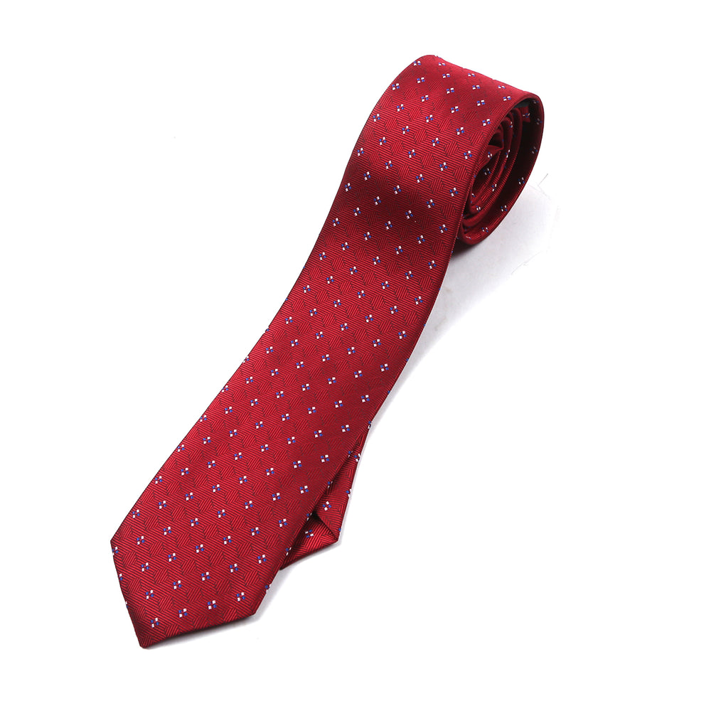 Men's Neck Tie - Maroon, Men's Tie, Chase Value, Chase Value