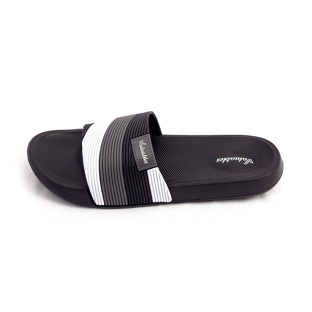 Valuable Open-toe Men's Slider - Black, Men's Slippers, Chase Value, Chase Value