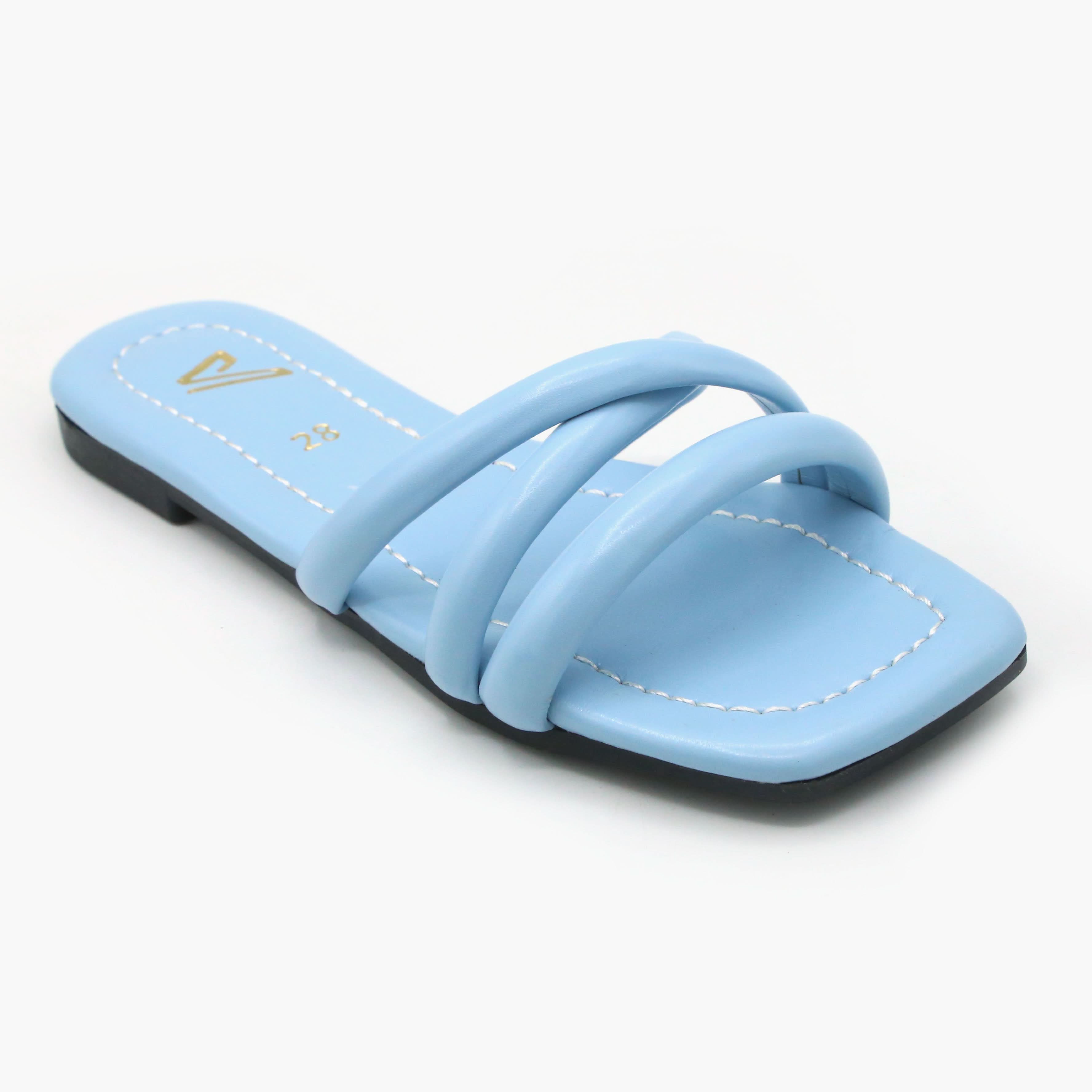 Girls Slipper - Cyan, Girls Slippers, Chase Value, Chase Value
