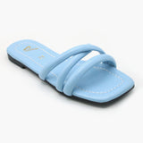 Girls Slipper - Cyan, Girls Slippers, Chase Value, Chase Value