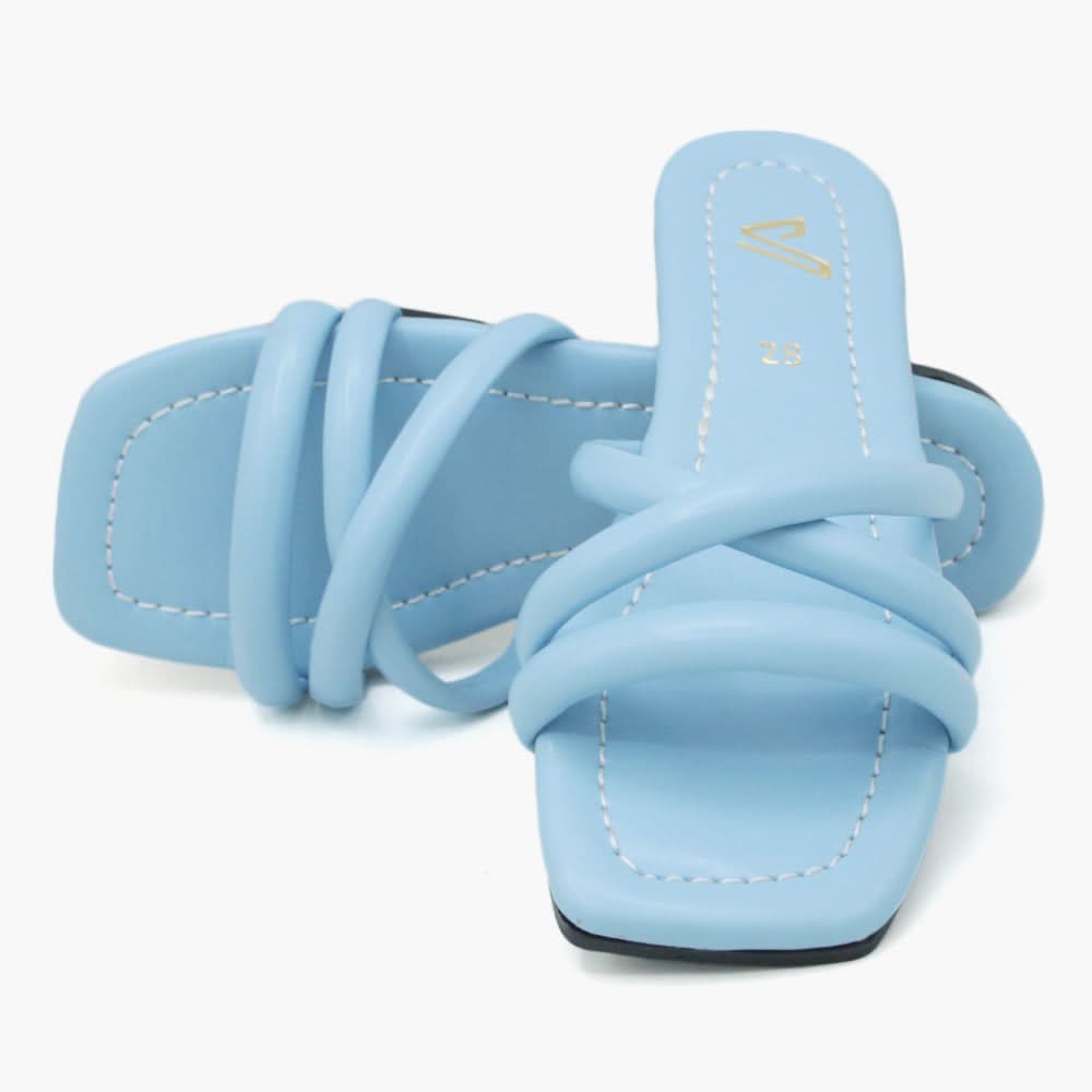 Girls Slipper - Cyan, Girls Slippers, Chase Value, Chase Value
