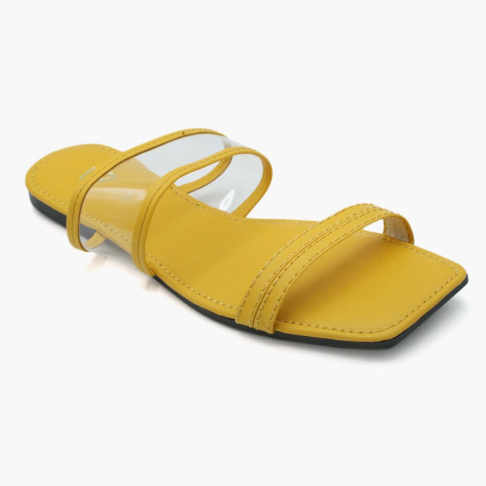 Girls Slipper - Yellow, Girls Slippers, Chase Value, Chase Value