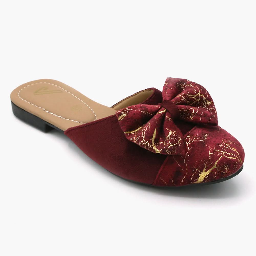 Women's Banto Slipper - Maroon, Women Slippers, Chase Value, Chase Value