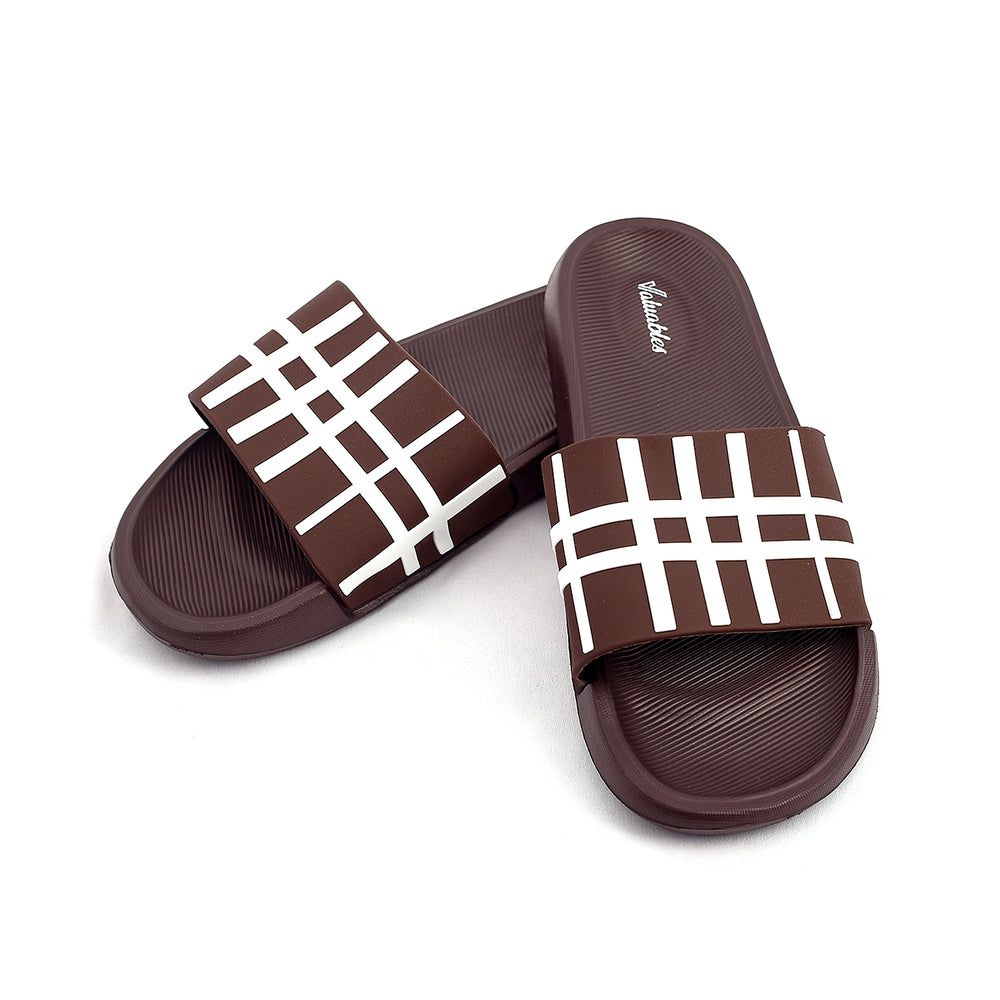 Valuable Open-toe Men's Slider - Brown, Men's Slippers, Chase Value, Chase Value