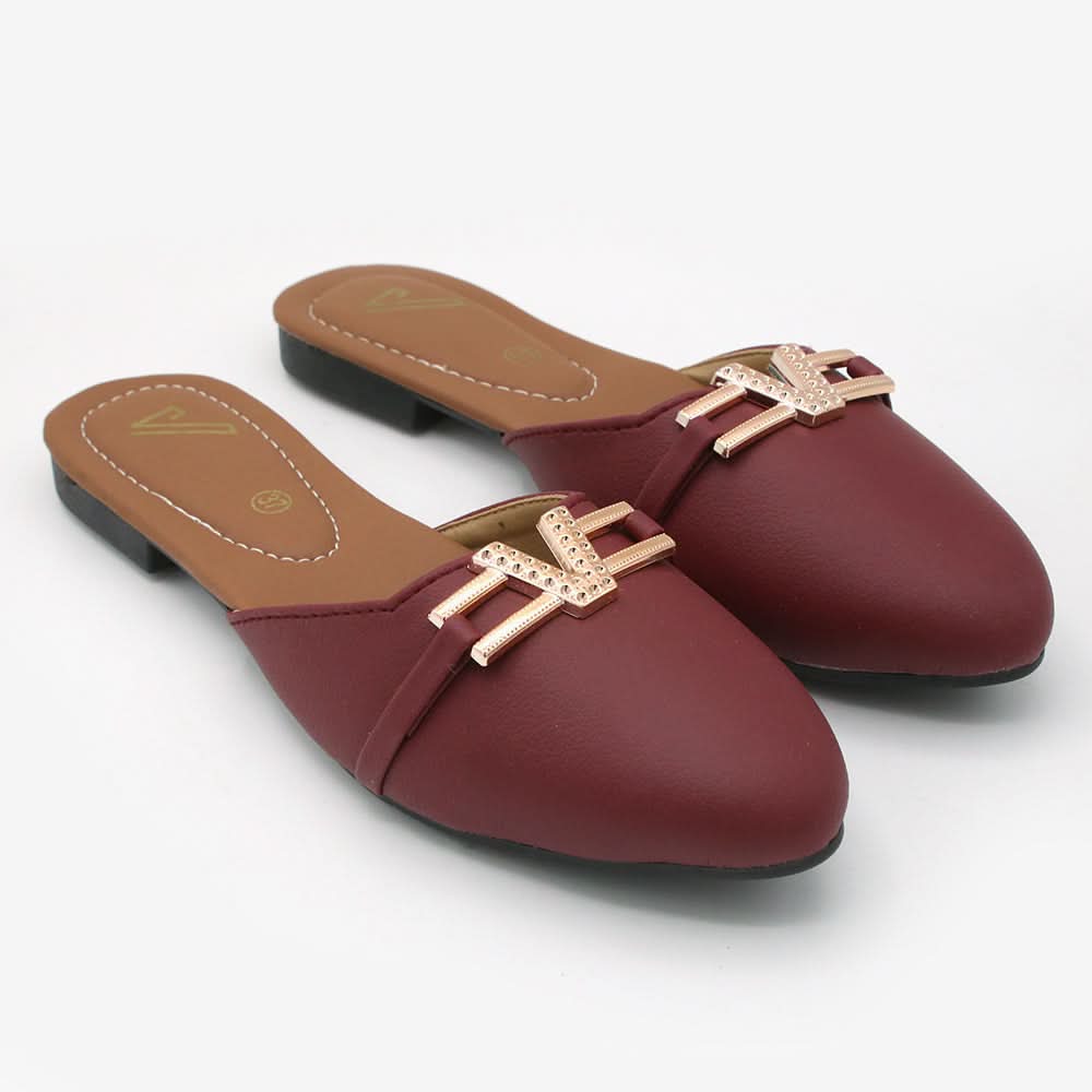 Women's Banto - Maroon, Women Slippers, Chase Value, Chase Value