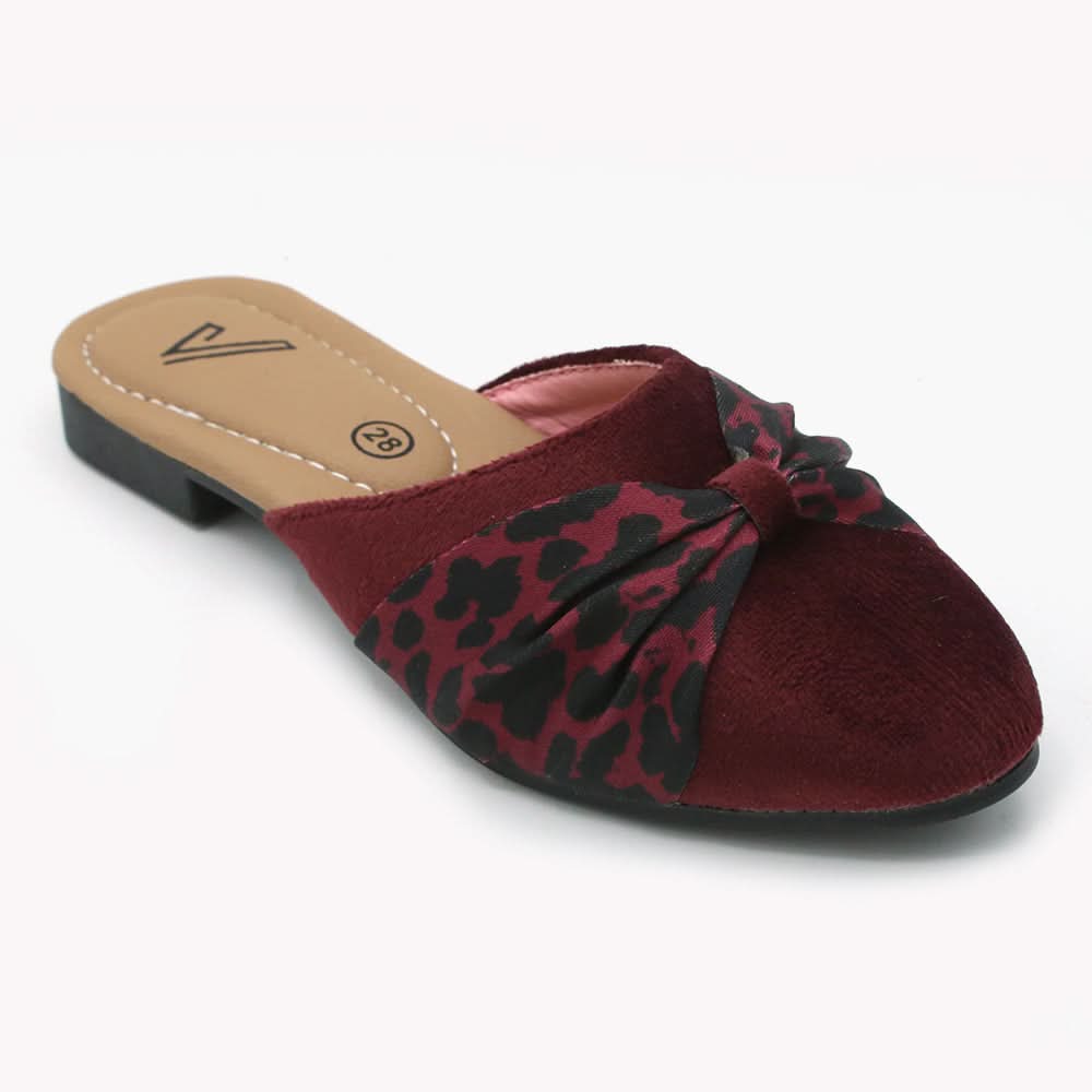 Girls Banto Slipper - Maroon, Girls Slippers, Chase Value, Chase Value