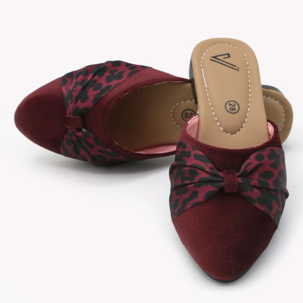 Girls Banto Slipper - Maroon, Girls Slippers, Chase Value, Chase Value