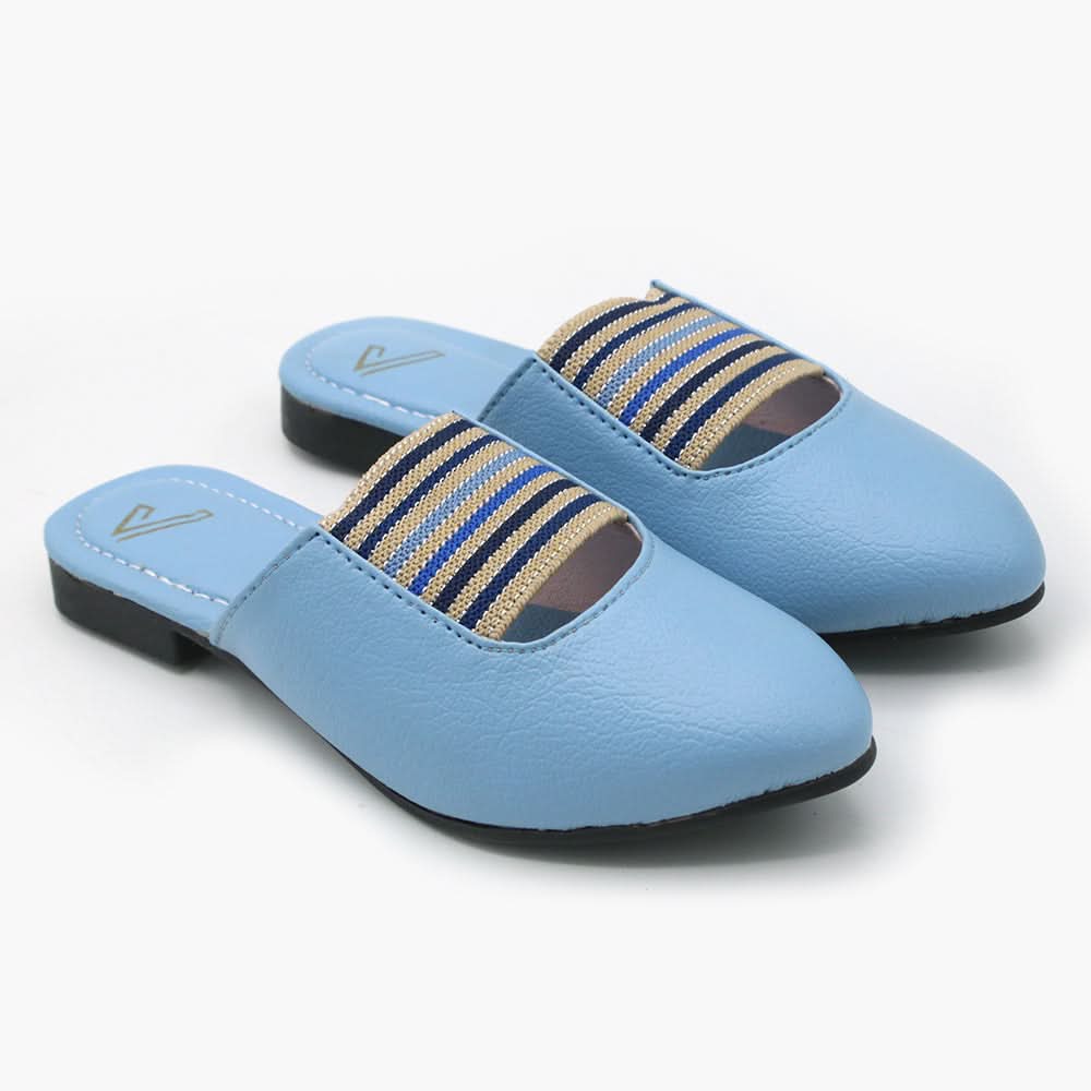Girls Banto Slipper - Sky Blue, Girls Slippers, Chase Value, Chase Value