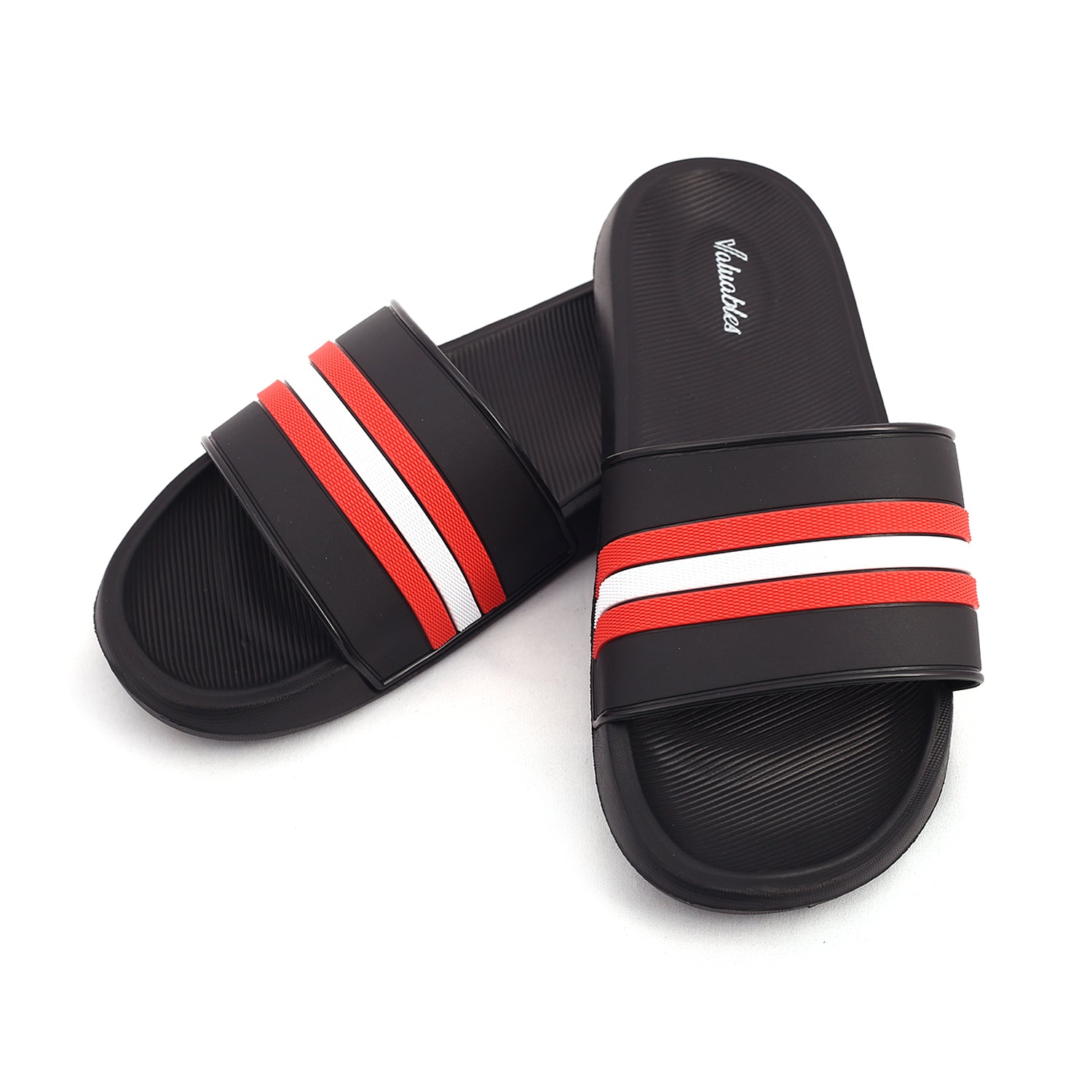 Valuable Open-toe Men's Slider - Black, Men's Slippers, Chase Value, Chase Value