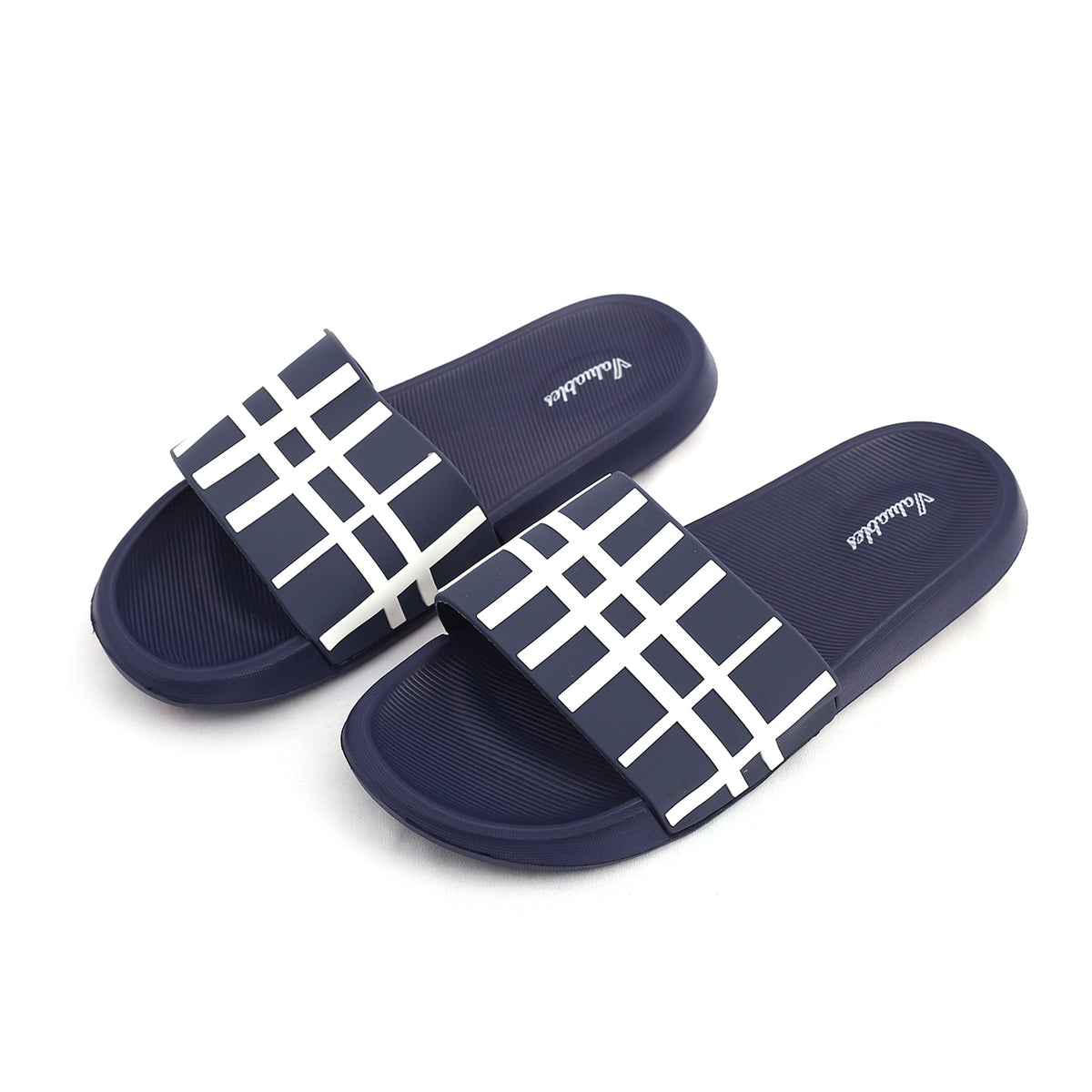 Valuable Open-toe Men's Slider - Navy Blue, Men's Slippers, Chase Value, Chase Value