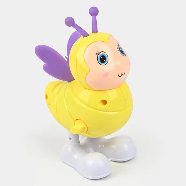 Hopping Bee Toy - Yellow