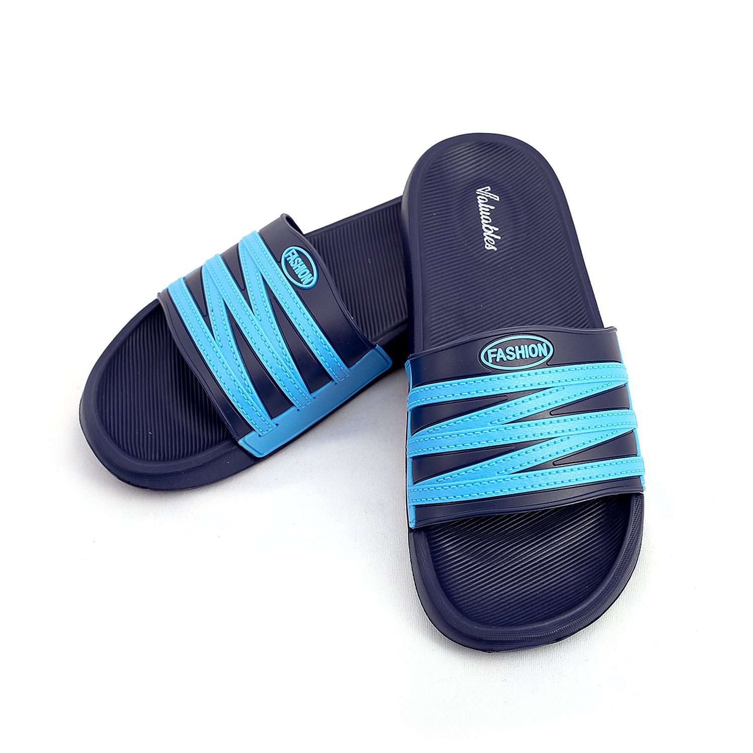 Valuable Open-toe Men's Slider - Navy Blue, Men's Slippers, Chase Value, Chase Value