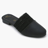 Girls Banto Slipper - Black, Girls Slippers, Chase Value, Chase Value