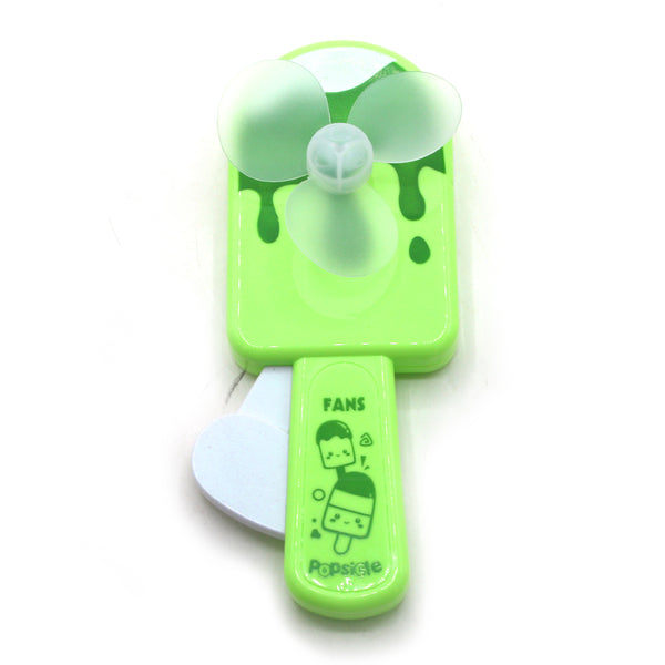 Ice Cream Hand Pressed Fan Toy - Green