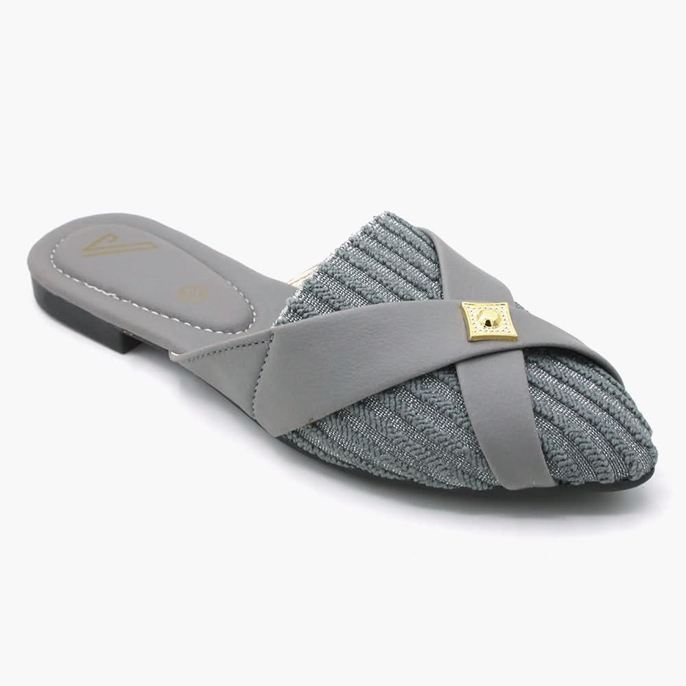 Women's Banto Slipper - Grey, Women Slippers, Chase Value, Chase Value