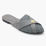Women's Banto Slipper - Grey, Women Slippers, Chase Value, Chase Value