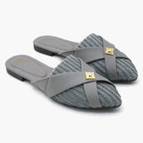 Women's Banto Slipper - Grey, Women Slippers, Chase Value, Chase Value
