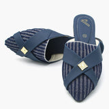 Women's Banto Slipper - Navy Blue, Women Slippers, Chase Value, Chase Value