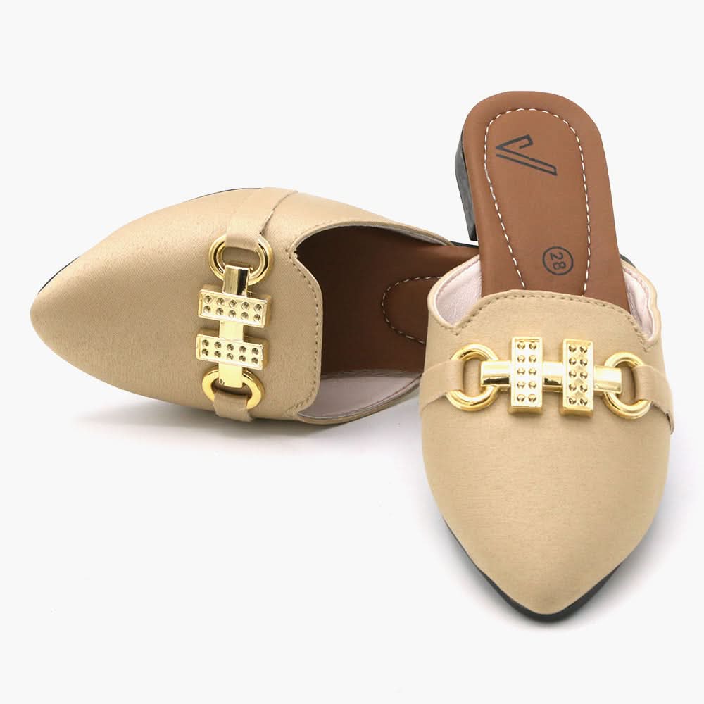 Girls Banto - Fawn, Girls Slippers, Chase Value, Chase Value