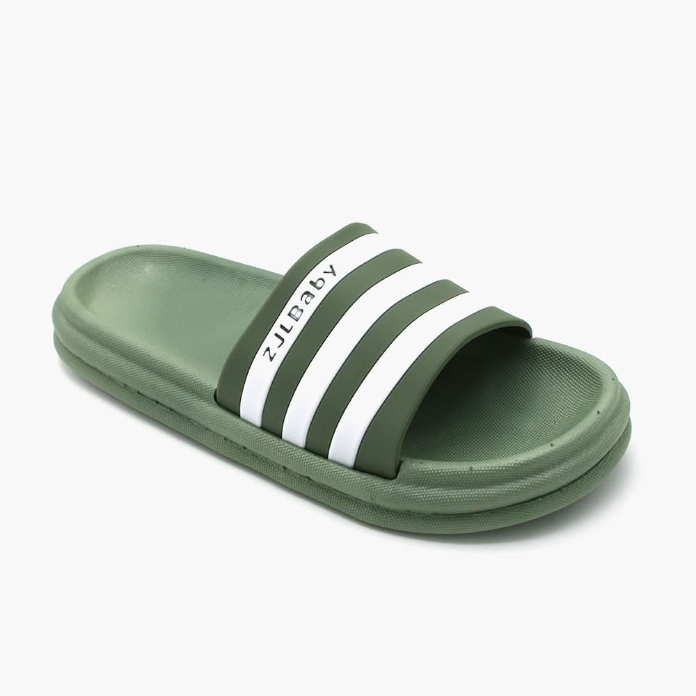Men's Slider - Green, Men's Slippers, Chase Value, Chase Value