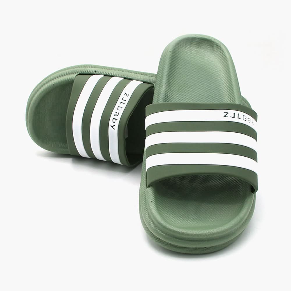 Men's Slider - Green, Men's Slippers, Chase Value, Chase Value