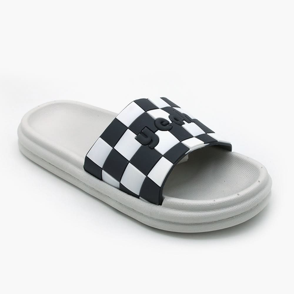 Men's Slider - White, Men's Slippers, Chase Value, Chase Value