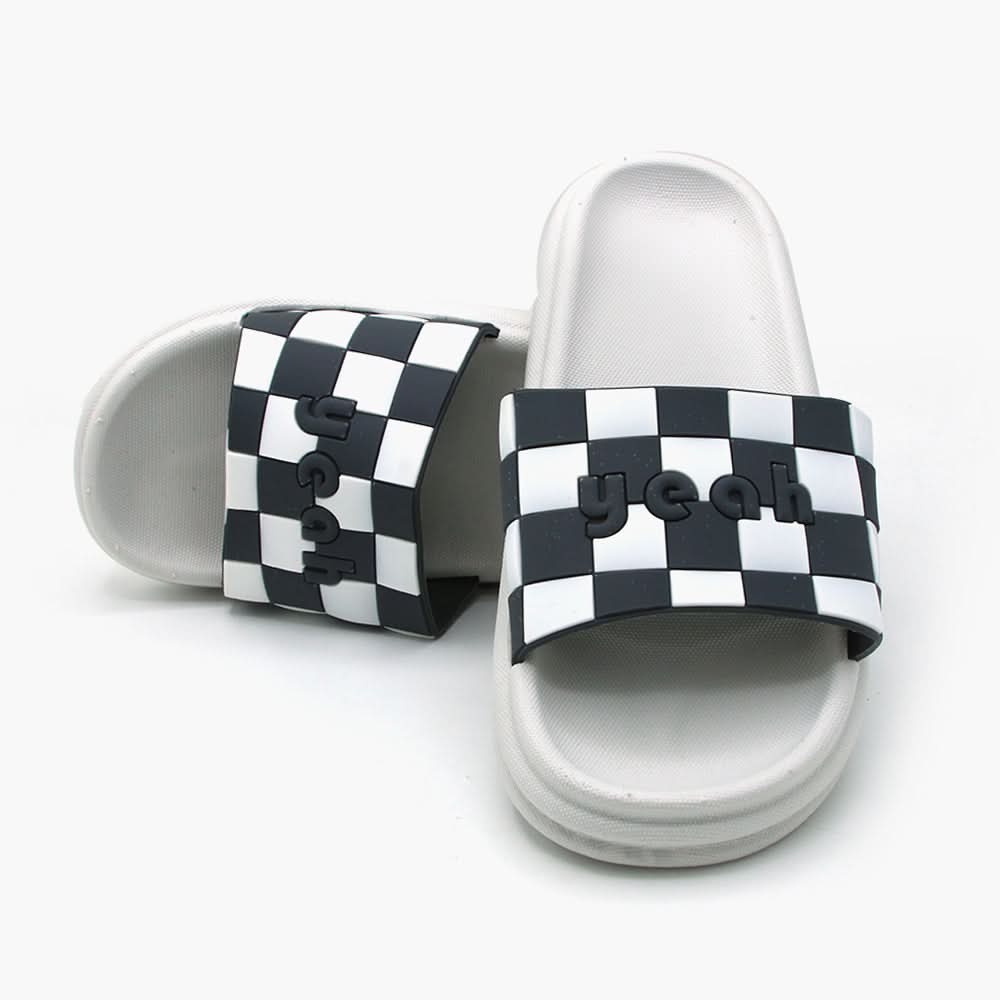 Men's Slider - White, Men's Slippers, Chase Value, Chase Value