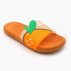 Women's Slider - Orange, Women Slippers, Chase Value, Chase Value