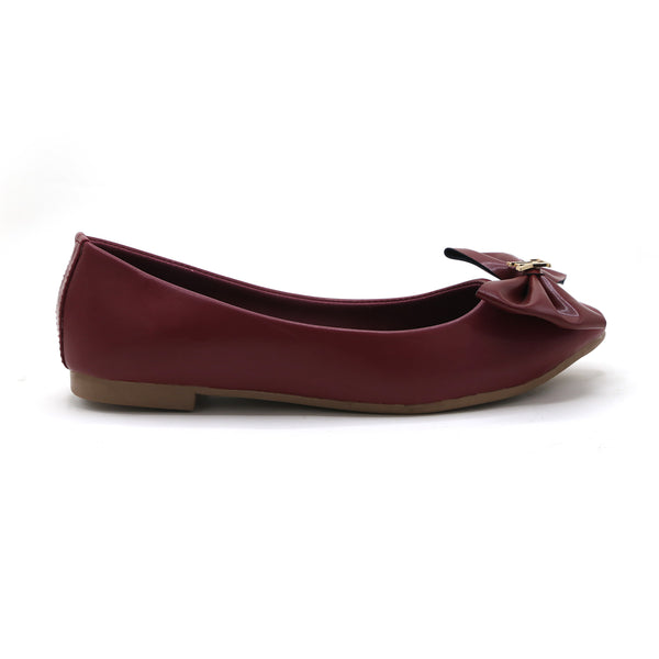 Women's Pumps - Maroon