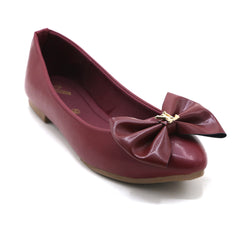 Women's Pumps - Maroon