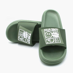 Men's Slider - Green, Men's Slippers, Chase Value, Chase Value