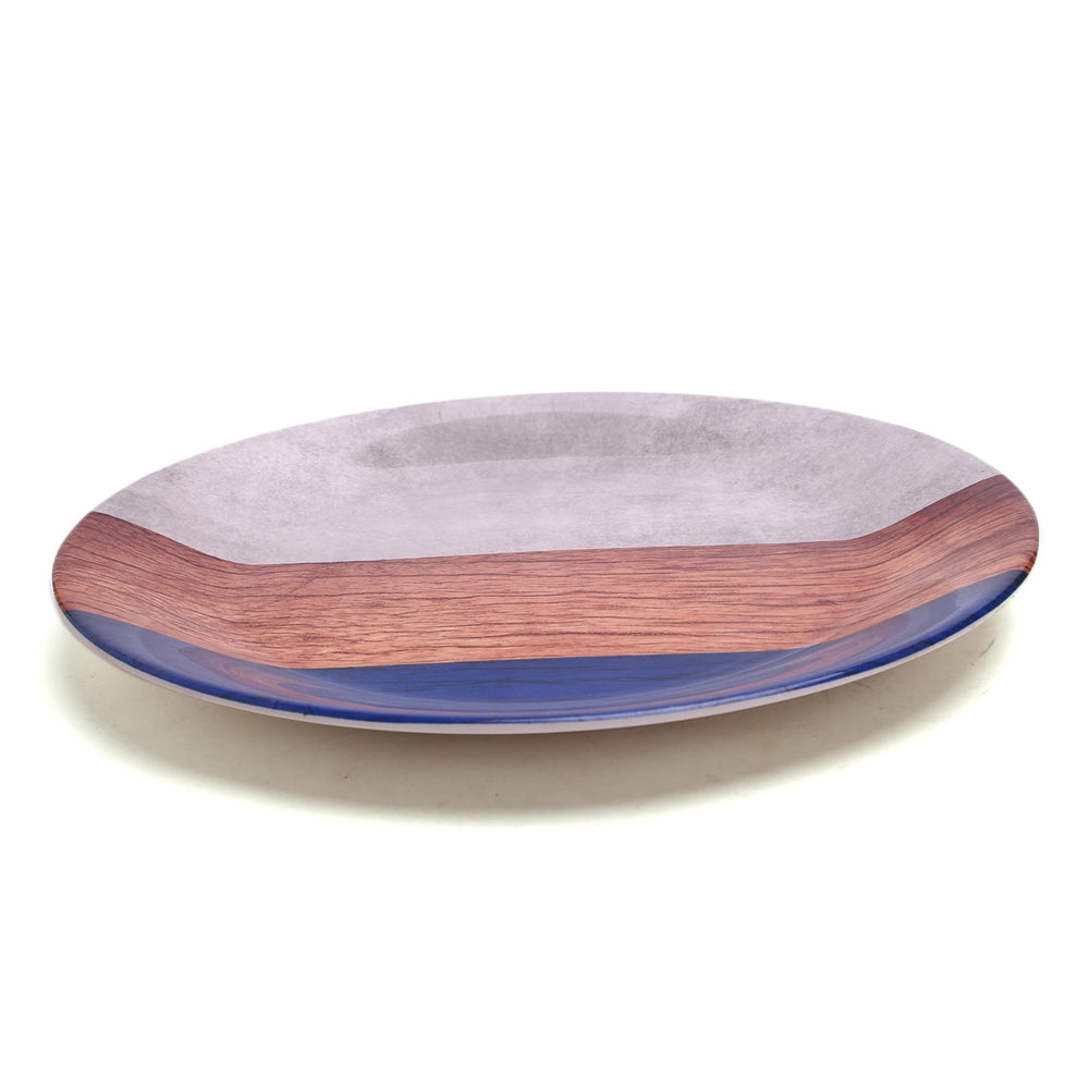 M06 Blue Flat Deep Plate, Plates & Bowls, Chase Value, Chase Value