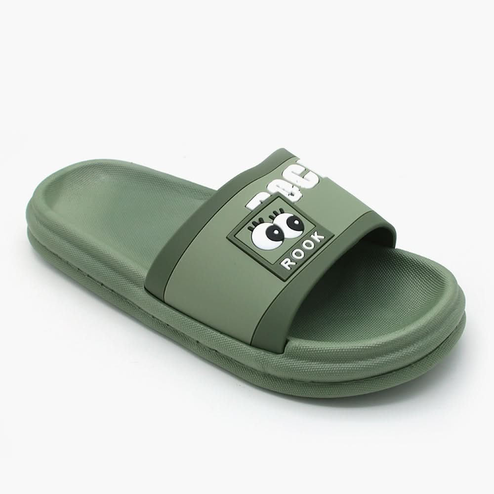 Men's Slidder - Green, Men's Slippers, Chase Value, Chase Value