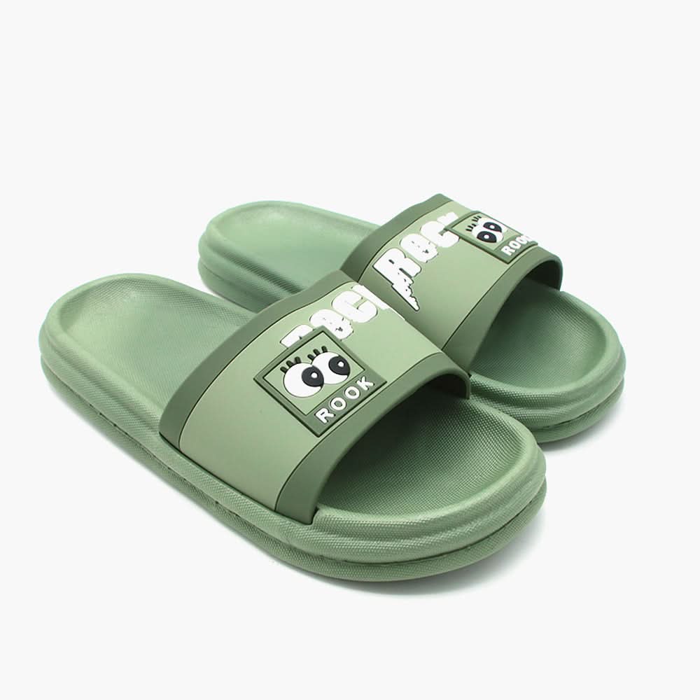 Men's Slidder - Green, Men's Slippers, Chase Value, Chase Value