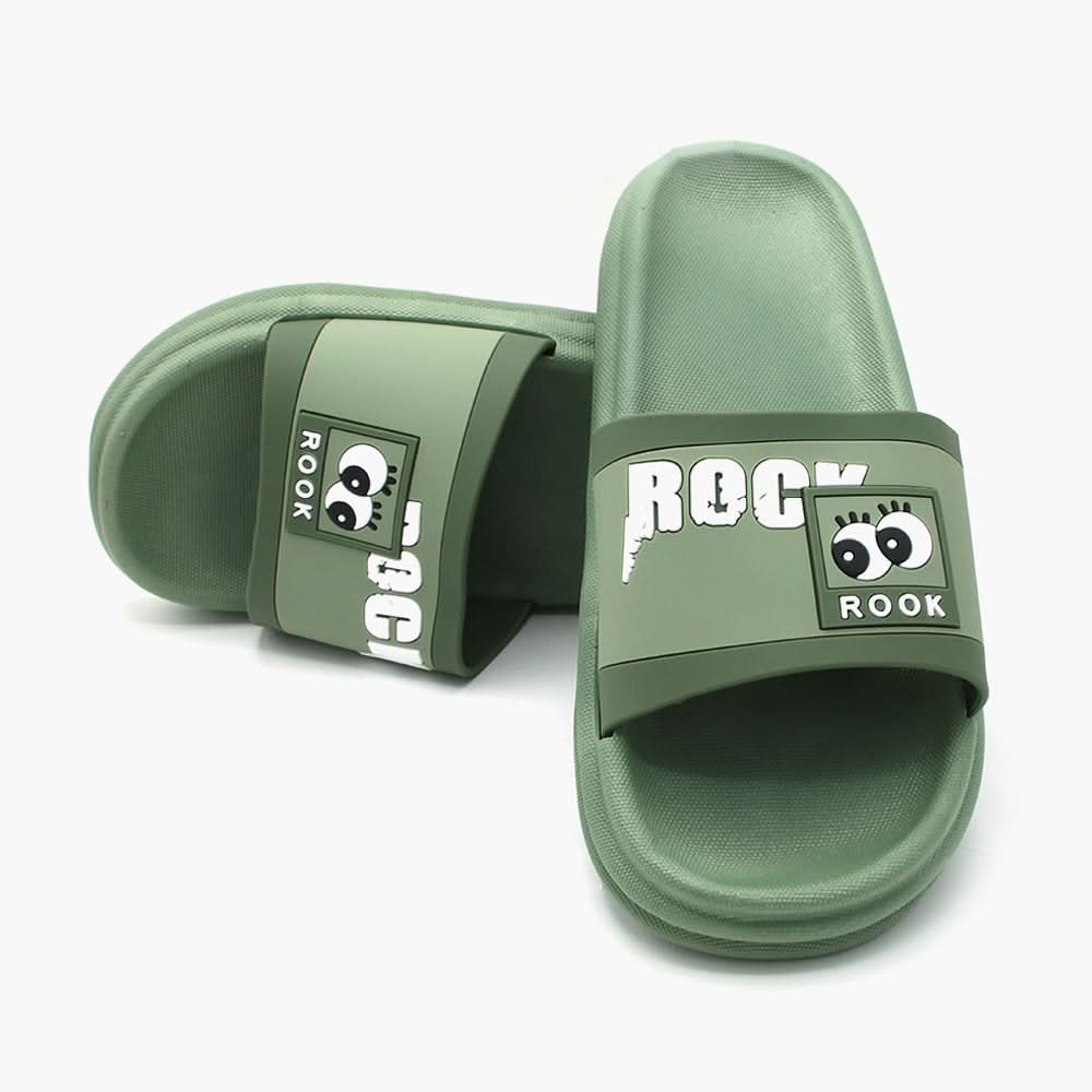 Men's Slidder - Green, Men's Slippers, Chase Value, Chase Value