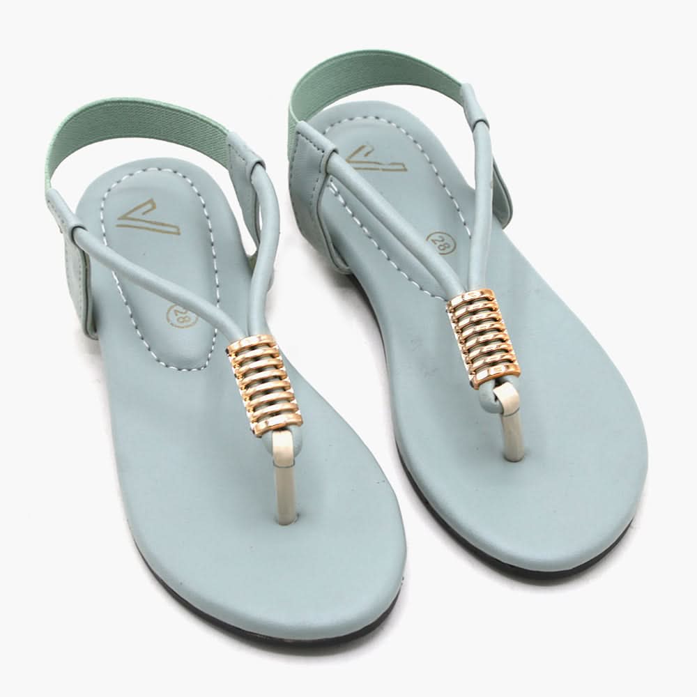 Girls Slipper - Light Green, Girls Slippers, Chase Value, Chase Value