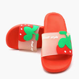 Women's Slider - Red, Women Slippers, Chase Value, Chase Value