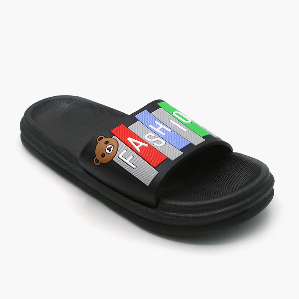 Men's Slider - Black, Men's Slippers, Chase Value, Chase Value