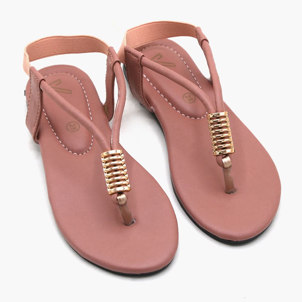 Girls Slipper - Peach, Girls Slippers, Chase Value, Chase Value