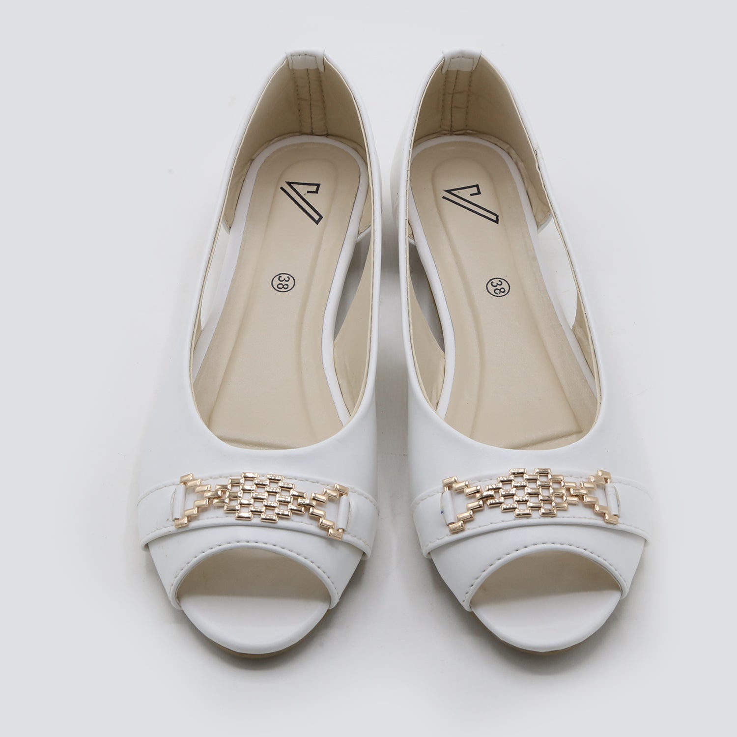 Valuable Women's Peeptoe - White, Women Peeptoe, Chase Value, Chase Value