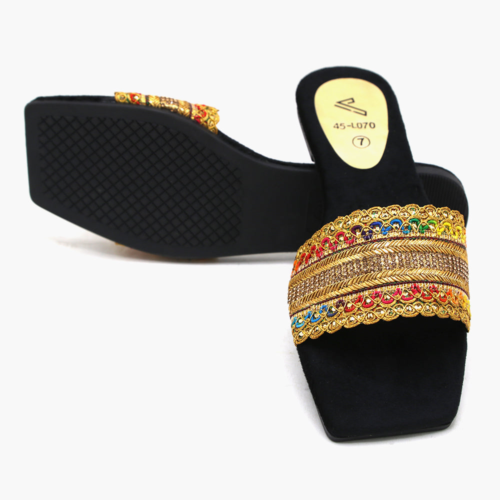 Women's Slipper - Black, Women Slippers, Chase Value, Chase Value