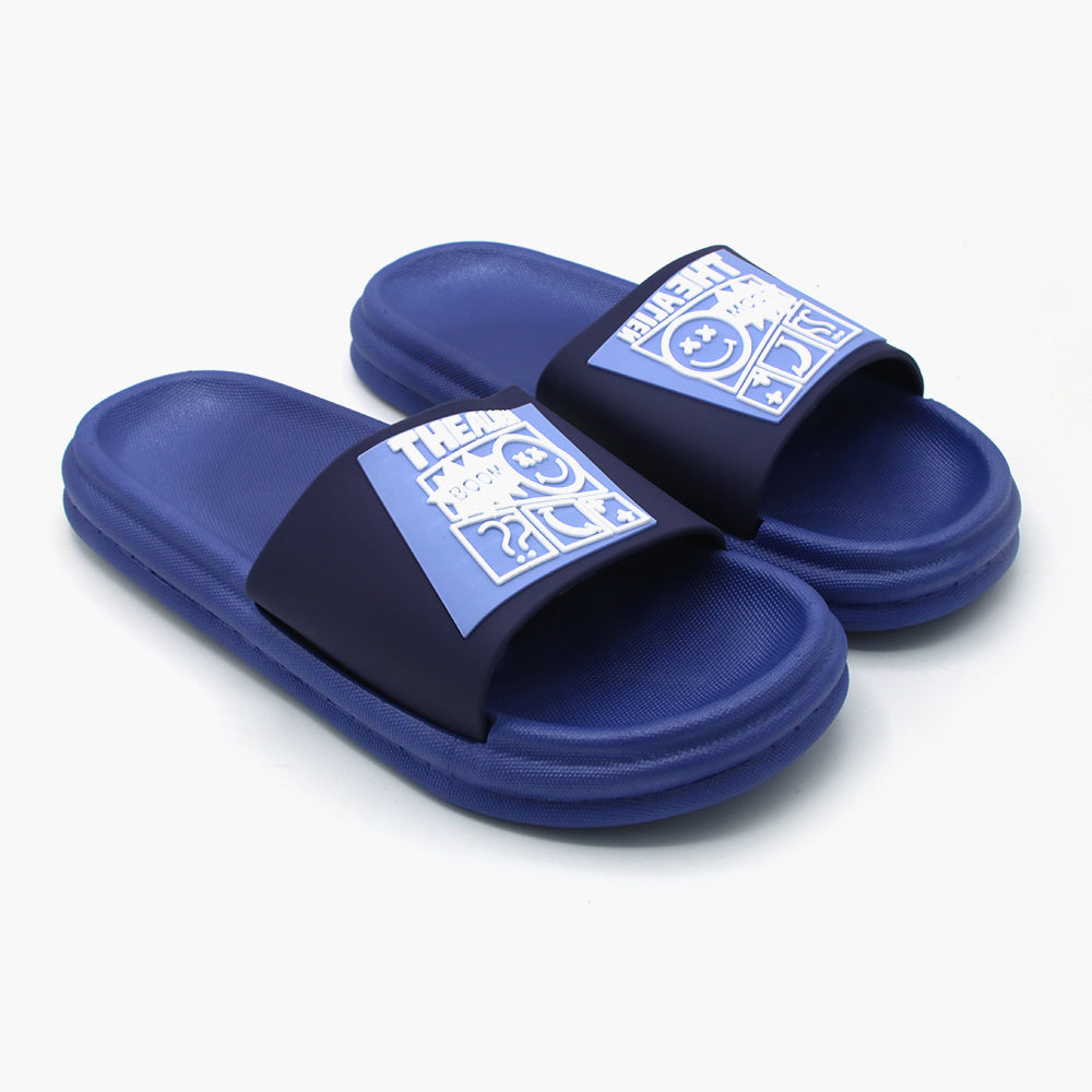 Men's Slider - Blue, Men's Slippers, Chase Value, Chase Value
