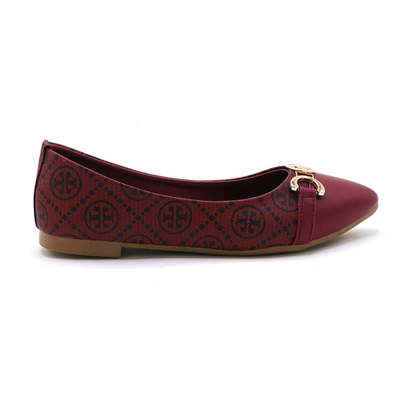 Women's Pumps - Maroon